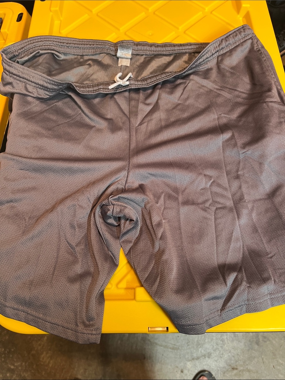 Champion Men's Charcoal Athletic Mesh Shorts